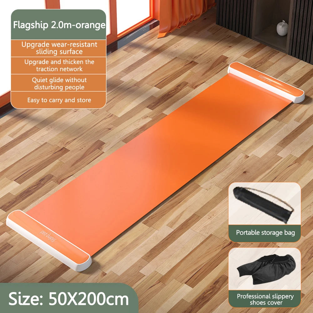 Yoga Sliding Mat Indoor Sport Fitness Glide Pilates