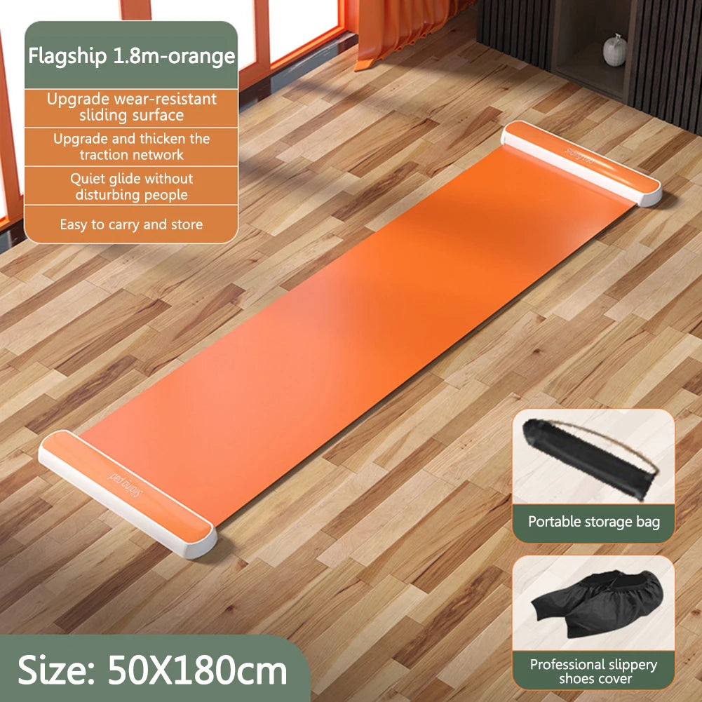 Yoga Sliding Mat Indoor Sport Fitness Glide Pilates