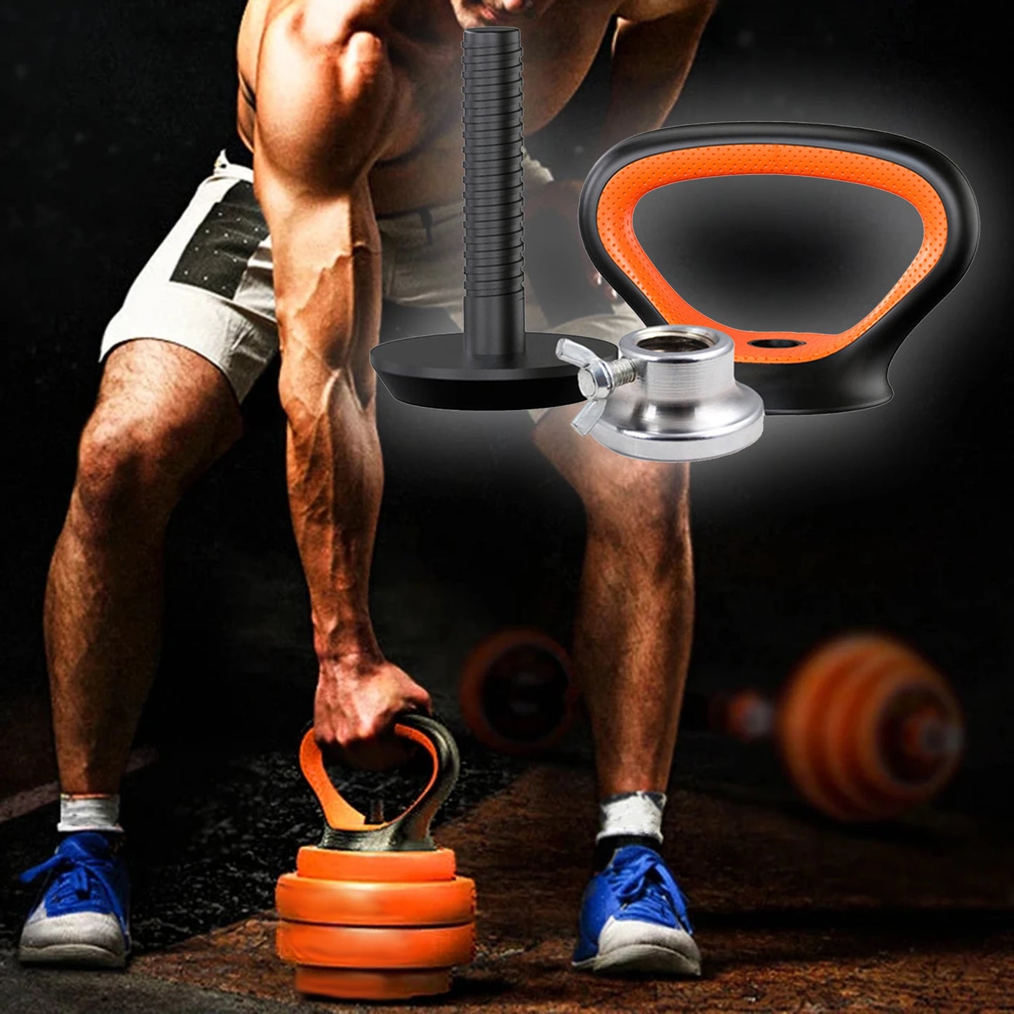 Adjustable Kettlebell Handle Multifunctional Dumbbell