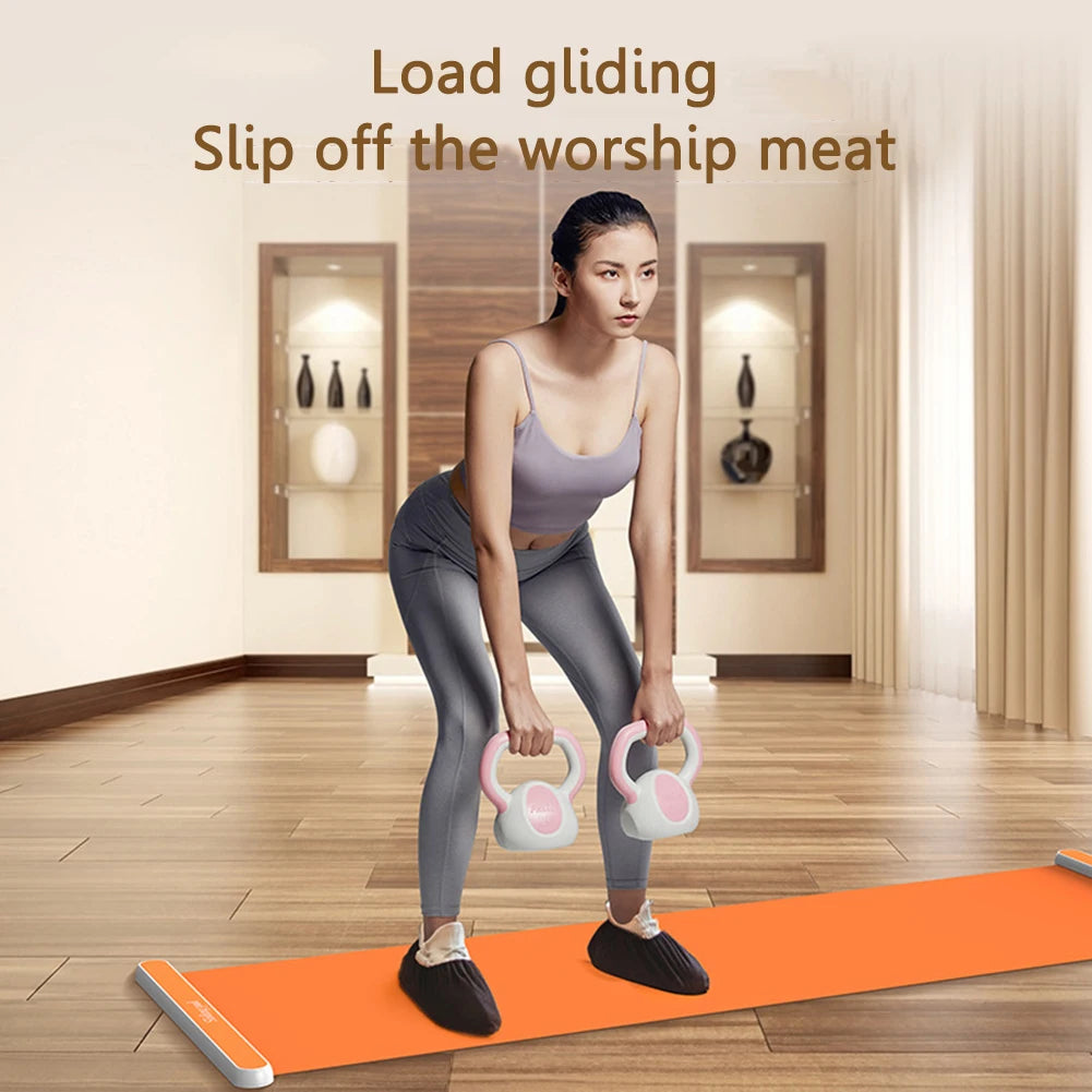 Yoga Sliding Mat Indoor Sport Fitness Glide Pilates